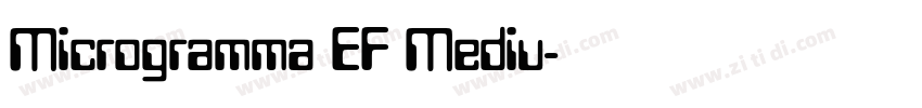 Microgramma EF Mediu字体转换